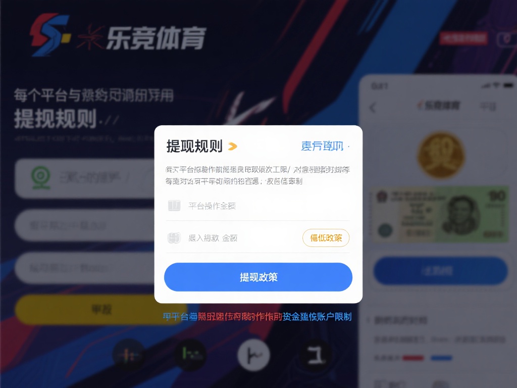 每个平台都有自己的提现规则，乐竞体育也不例外。用户