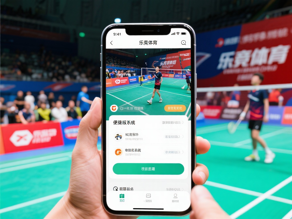 此外，乐竞体育羽毛球还提供便捷的报名系统和赛事直播