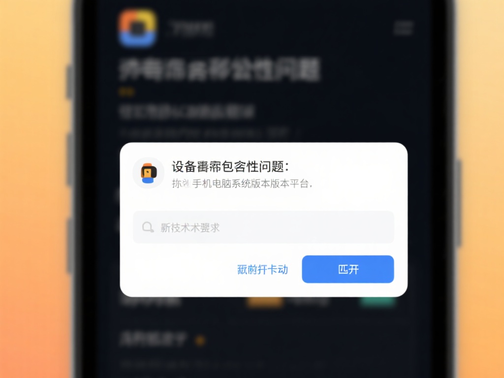 设备兼容性问题：如果你的手机或电脑系统版本过旧，可