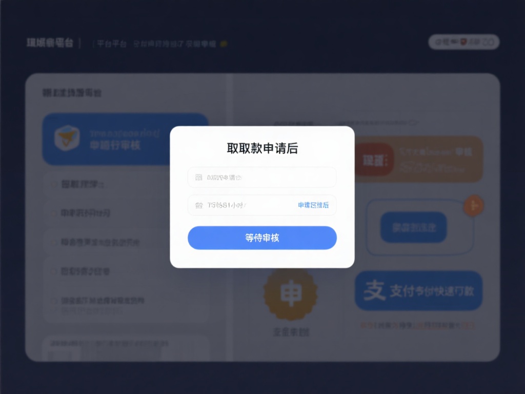 提交申请并等待审核
提交取款申请后，平台会进行短